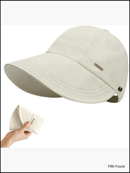 Womens UPF 50+ Sun Hat Wide Brim Adjustable Packable for Hiking Fishing main image 5